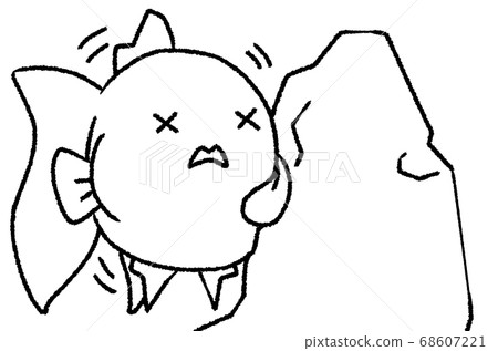 瘙癢的金魚線描 瘙癢的金魚線描 68607221