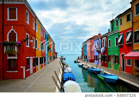 Colours of Burano, Venice 68607328