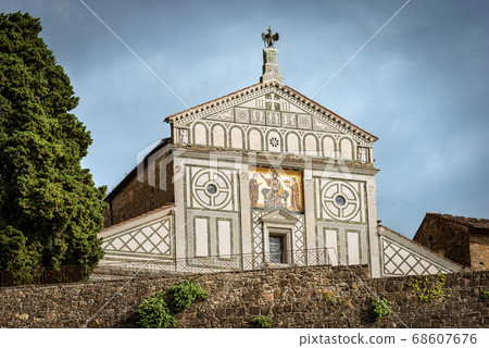 Medieval Basilica of San Miniato al Monte - Florence Italy 68607676