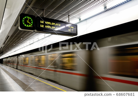 Vienna (Austria) subway station Vienna (Austria) subway station 68607681