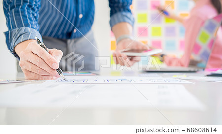 Creative Web Designer planning application and Creative Web Designer planning application and 68608614