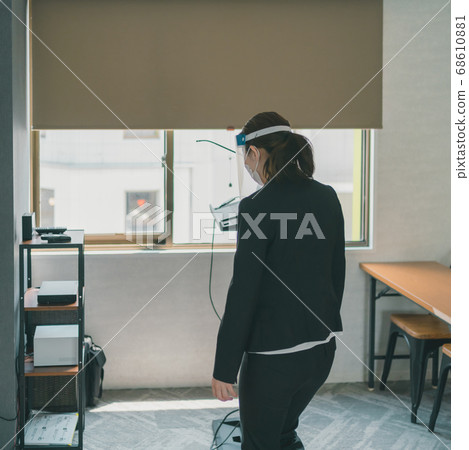 a working woman a working woman 68610881