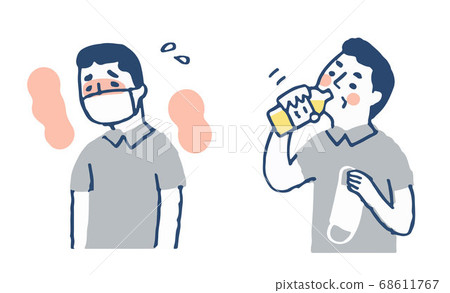 戴著口罩的男人 68611767