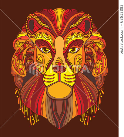 Download Lion Coloring Book Vector Illustration Stock Illustration 68612882 Pixta