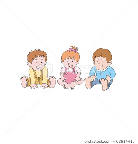 三個小孩 68614413