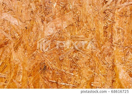 OSB plywood or oriented strand board, wood wall background texture 68616725