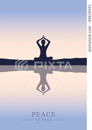 peace of mind mediating person by the lake peace of mind mediating person by the lake 68616941