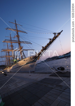 Nagasaki sailboat festival (night version) 68616994