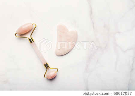 Jade face roller and Gua sha stone 68617057