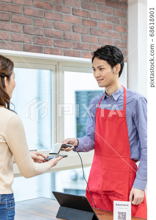 Cashless payment QR payment Cashless payment QR payment 68618901