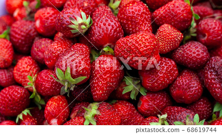 Freshly picked strawberries. Food background. Freshly picked strawberries. Food background. 68619744