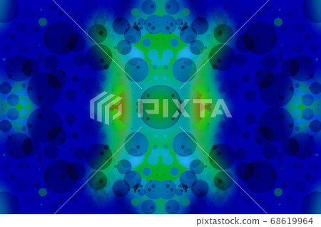 Blue kaleidoscope pattern as abstract background. Blue kaleidoscope pattern as abstract background. 68619964