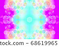 Multicolored kaleidoscope pattern as abstract background. 68619965