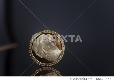 Golden Bitcoin Virtual Coin 68620462