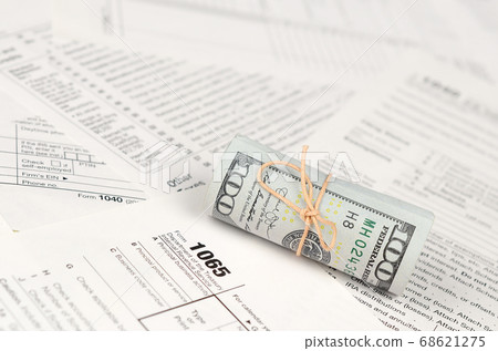 1065 U.S. Return of Parentship Income form with 68621275