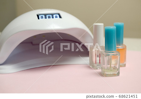 UV diode lamp lights for nails and set of cosmetic 68621451