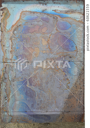 Abstract corrosion texture on the copper plated Abstract corrosion texture on the copper plated 68621559