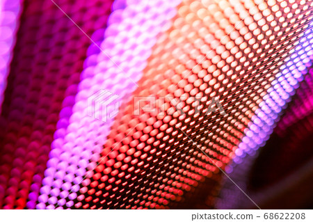 CloseUp LED blurred screen. LED soft focus 68622208