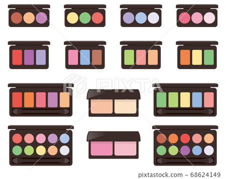 眼影圖美容美容化妝品 68624149