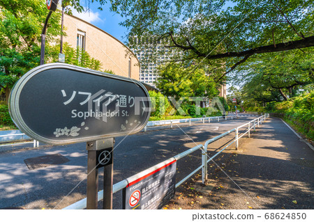 Tokyo cityscape in Japan, overlooking Sophia street in front of Sophia University Tokyo cityscape in Japan, overlooking Sophia street in front of Sophia University 68624850