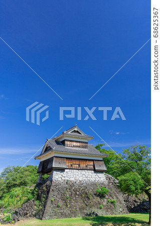 熊本城的修復和恢復工作（攝於2020年8月）熊本縣熊本市 68625367