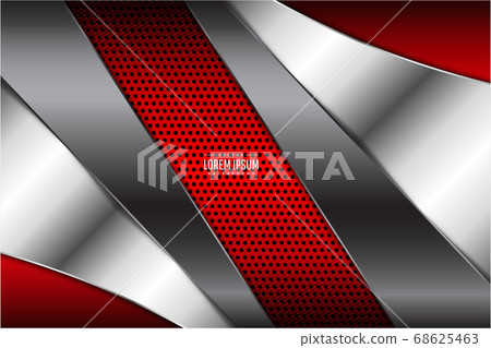 Red metallic background - Stock Illustration [68625463] - PIXTA