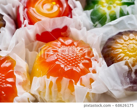 Korean food flower cake 68626175