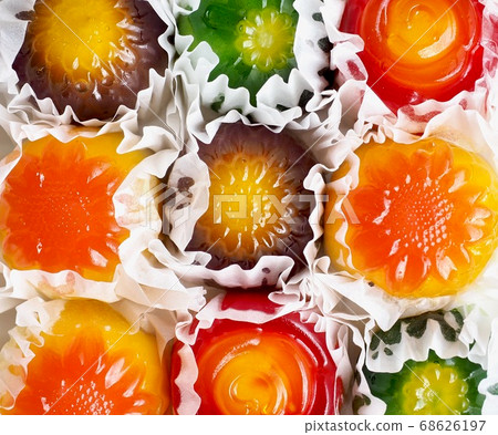 Korean food flower cake 68626197