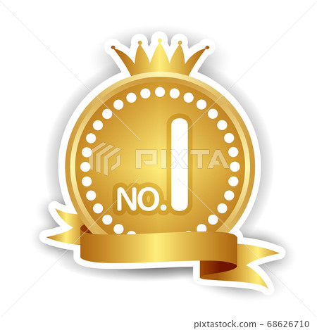 Crown medal gold icon Crown medal gold icon 68626710
