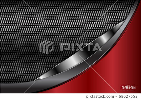 Red metallic background 68627552