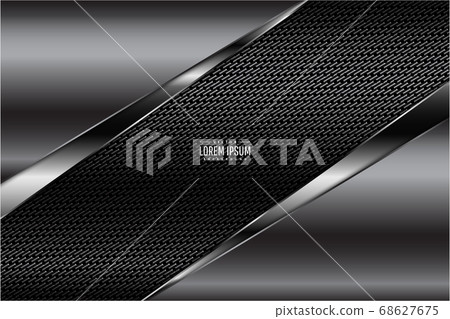 Gray metallic background 68627675