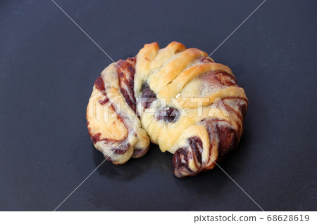 Red bean filling bread. Red bean filling bread. 68628619