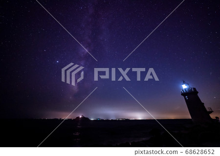 Summer Irago Cape Lighthouse and Milky Way August Summer Irago Cape Lighthouse and Milky Way August 68628652