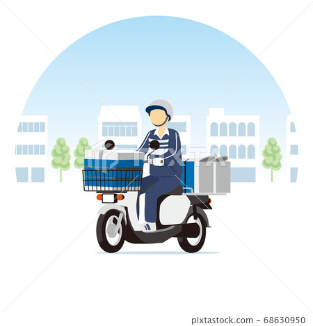 delivery tricycle police