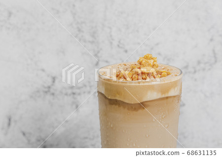 Cold tea with milk delicious beverage drinking products Dalgona coffee 078 Cold tea with milk delicious beverage drinking products Dalgona coffee 078 68631135