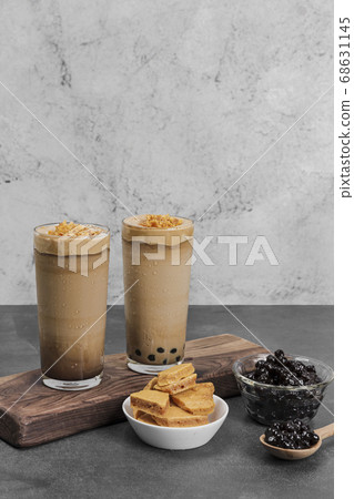 Cold tea with milk delicious beverage drinking products Dalgona coffee 077 Cold tea with milk delicious beverage drinking products Dalgona coffee 077 68631145