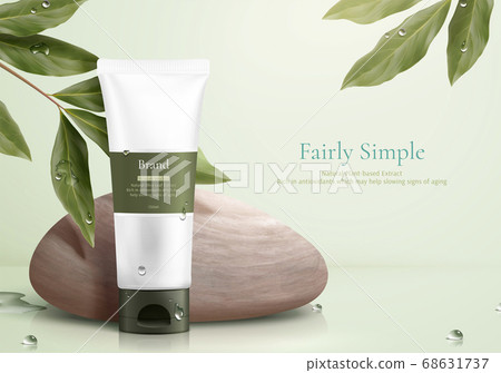 Healthy beauty product ad template 68631737