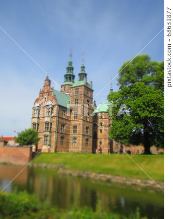 Denmark Copenhagen Rosenborg Castle diorama style Denmark Copenhagen Rosenborg Castle diorama style 68631877