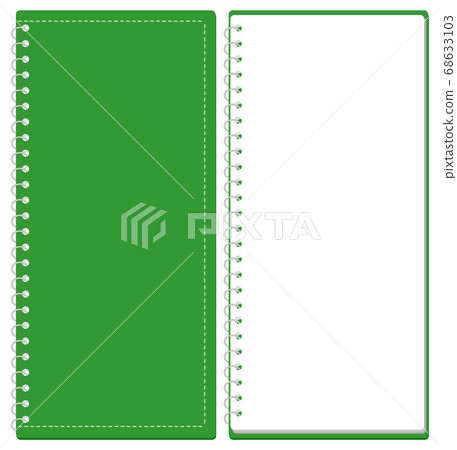 Sketch book Ring notebook Cover and page set Illustration vector *A4 tri-fold size Sketch book Ring notebook Cover and page set Illustration vector *A4 tri-fold size 68633103