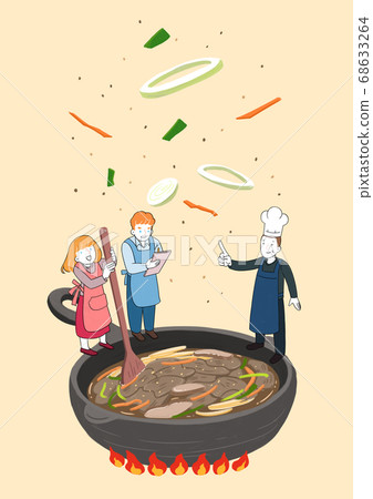 Tourist attractions in South Korea illustration 006 Tourist attractions in South Korea illustration 006 68633264