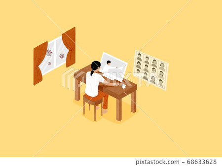 Victory over the virus. Stopping an epidemic infection illustration 004 Victory over the virus. Stopping an epidemic infection illustration 004 68633628