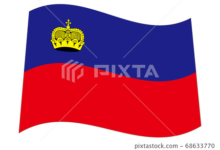 New World Flag 2:3Ver Waveform Liechtenstein 68633770