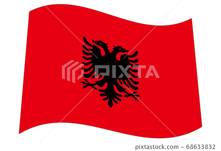 New World Flag 2:3Ver Waveform Albania 68633832