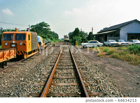 鐵路私鐵:在熊沼站內的東武熊谷線(田沼線) 鐵路私鐵:在熊沼站內的東武熊谷線(田沼線) 68634213