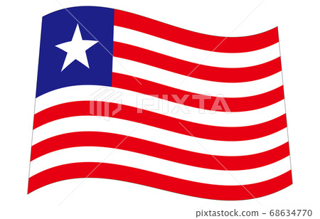 New World Flag 2:3Ver Waveform Liberia 68634770