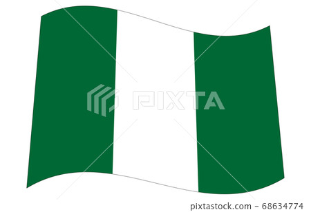 New World Flag 2:3Ver Waveform Nigeria 68634774