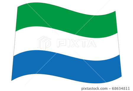 New World Flag 2:3Ver Waveform Sierra Leone 68634811
