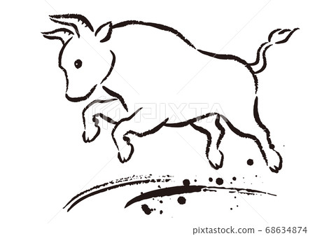 Cow illustration 02 68634874