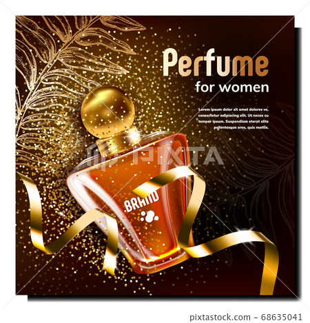 Perfume For Women Creative Promo Poster Vector Perfume For Women Creative Promo Poster Vector 68635041