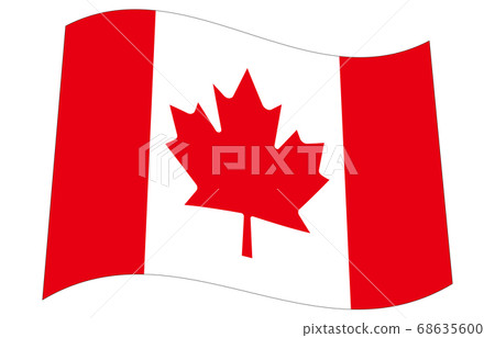 New World Flag 2:3Ver Wave Canada 68635600